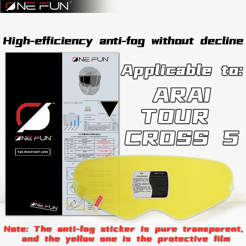 Motorcycle Helmet Anti Fog Pinlock Shield - Visera antiniebla para TOUR CROSSV 5,