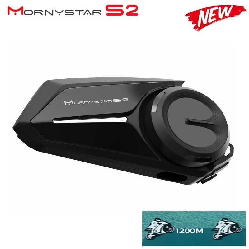 Universal Motorcycle Helmet Intercom Headset - Mornystar-auriculares S2 para casco de motocicleta,