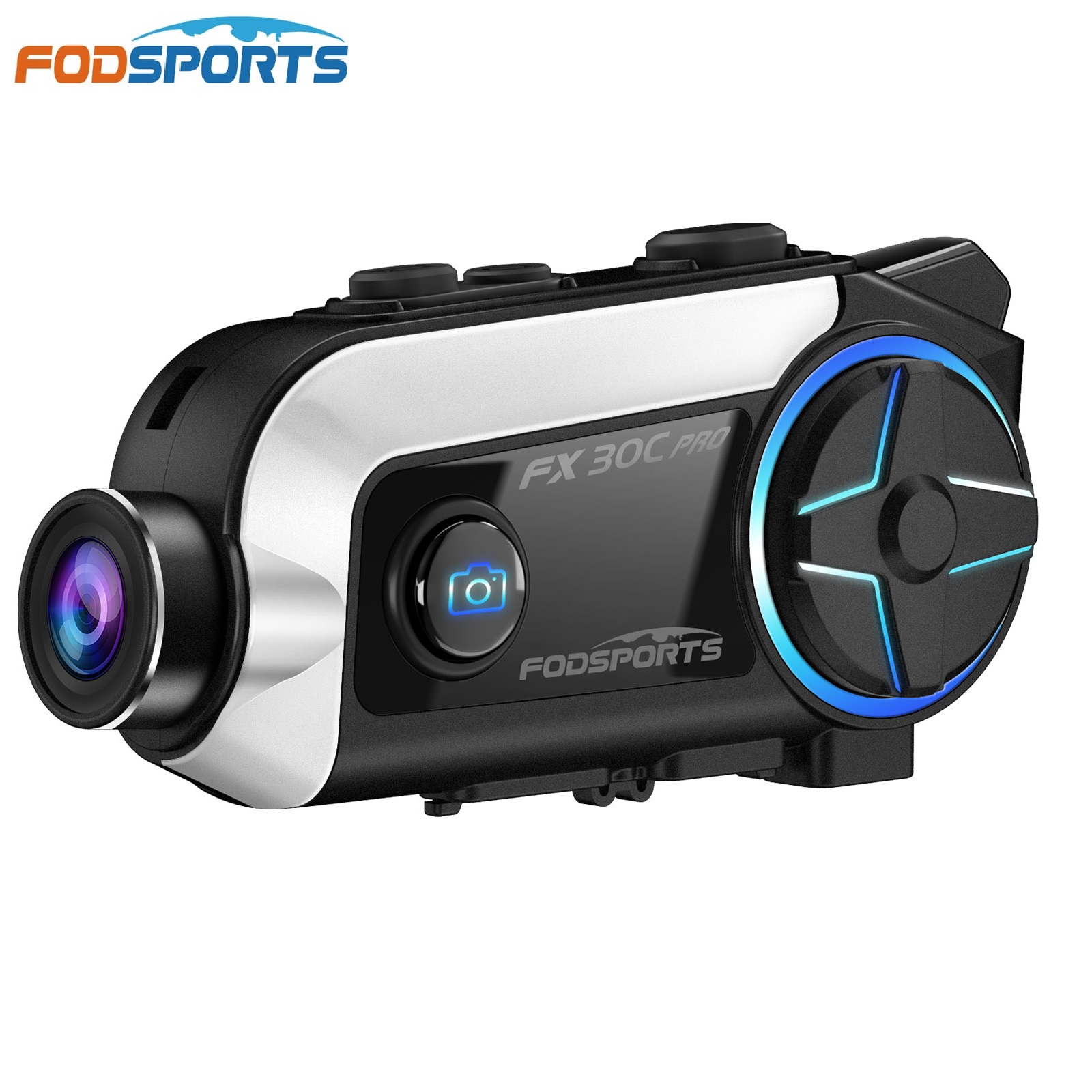 Universal Motorcycle Helmet Intercom Headset - Intercomunicador para Motocicleta Fodsports FX30C PRO,