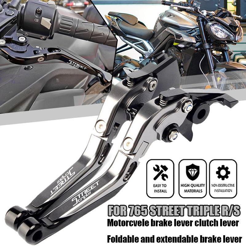 Cnc Aluminum Adjustable Brake Clutch Levers - Para 765 Street Triple R/S (NO