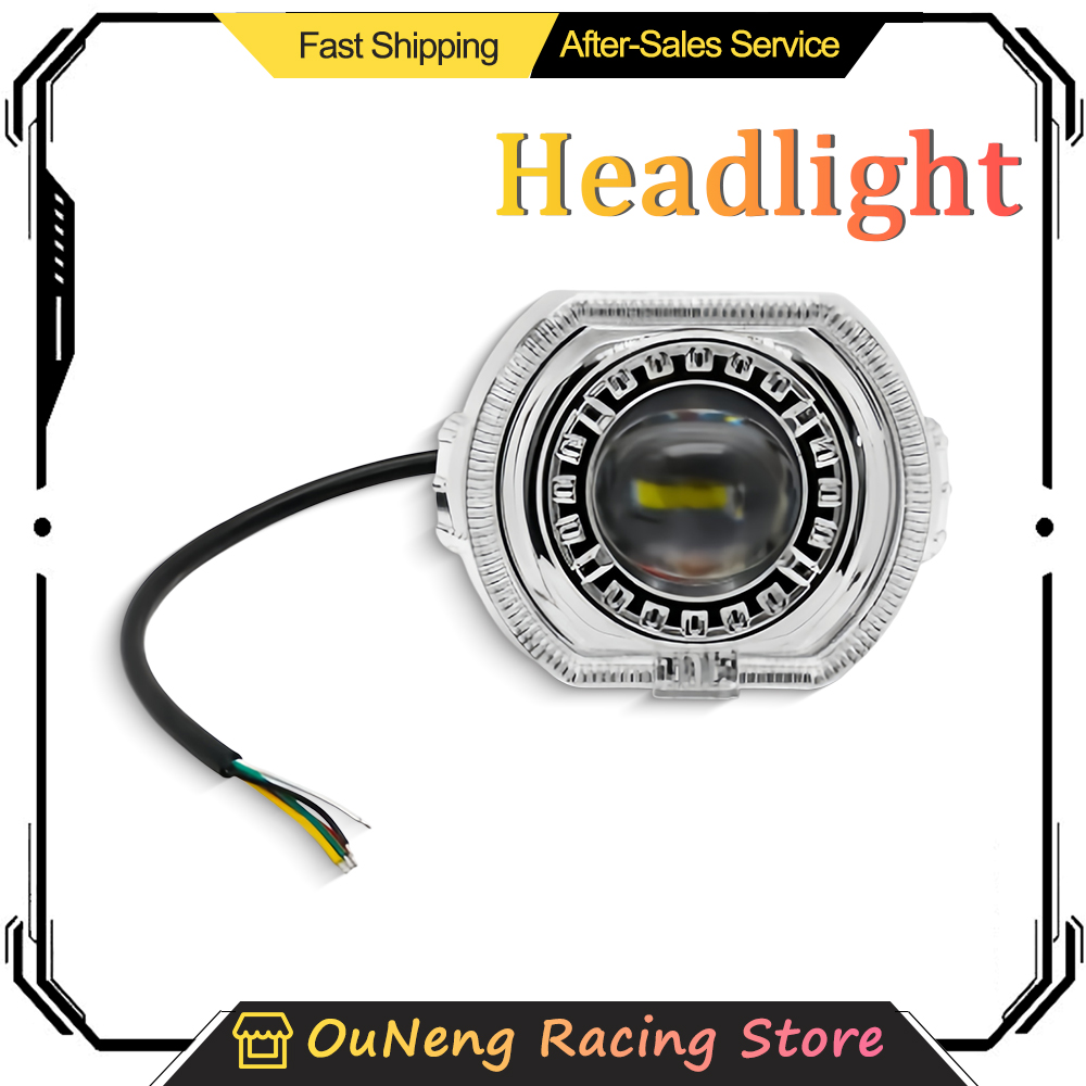 Universal Motorcycle Led Headlight Projector - Faro LED de 2.5 pulgadas para