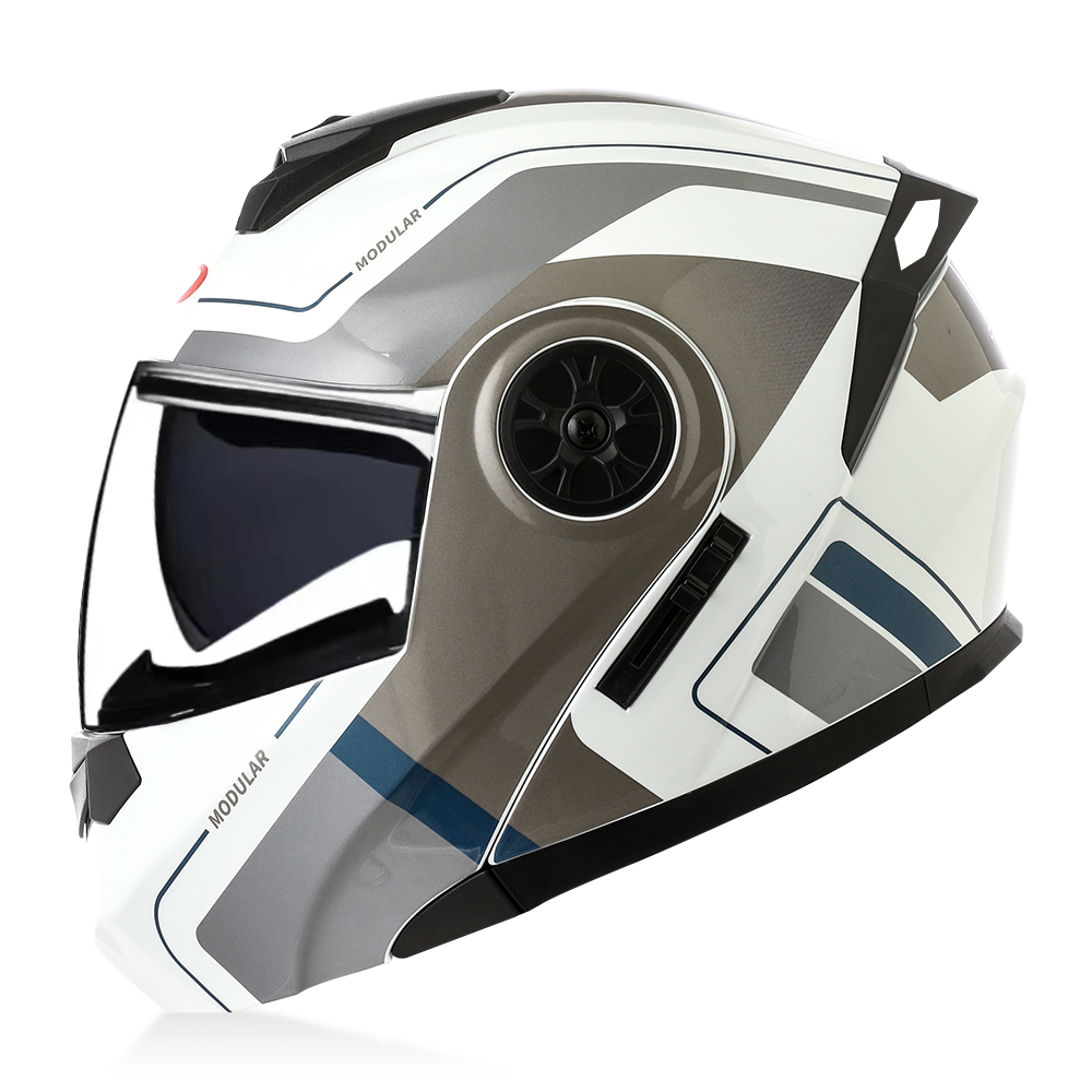 Modular Flip Up Motorcycle Helmet Dot Approved - Casco Modular Abatible de Alta Calidad