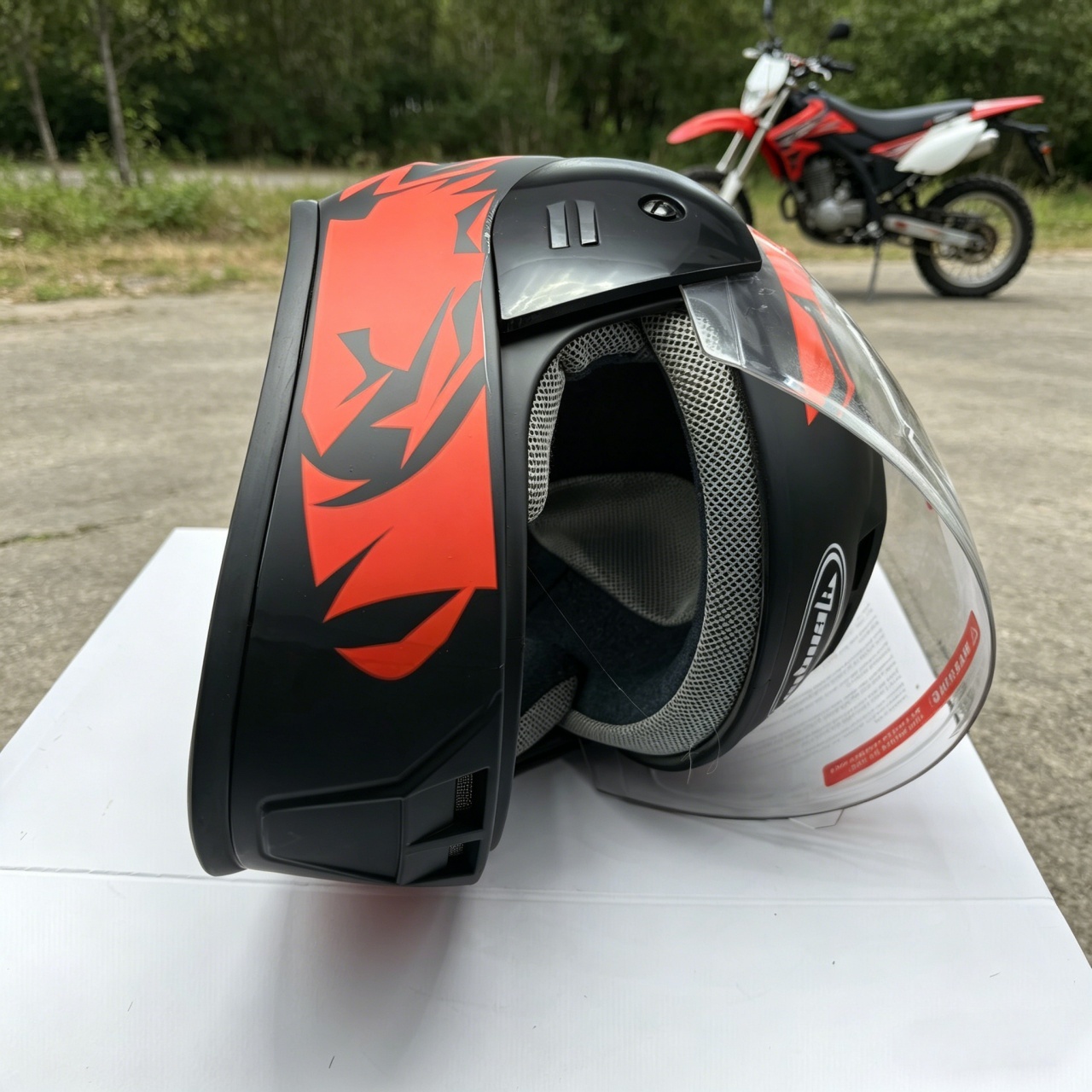 Casco de Motocicleta Integral  - Dual Visor Motorcycle Racing Helmet reseña y precio