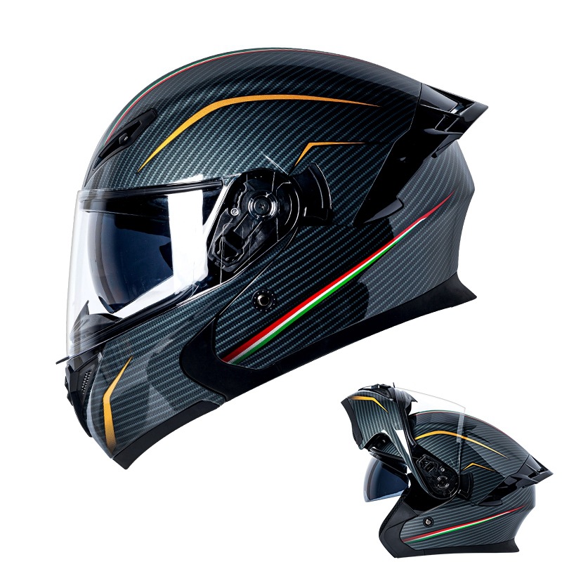 Cascos de motocicleta aprobado - Modular Flip Up Motorcycle Helmet Dot Approved reseña y precio