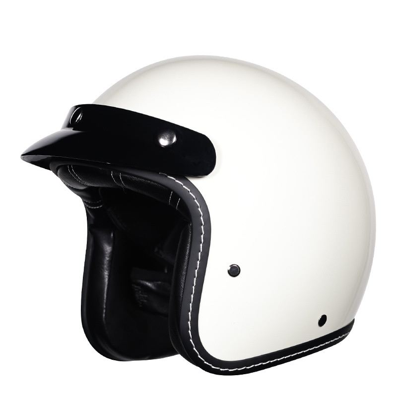 Casco de Motocicleta Retro Uni - Vintage Open Face Retro Helmet reseña y precio