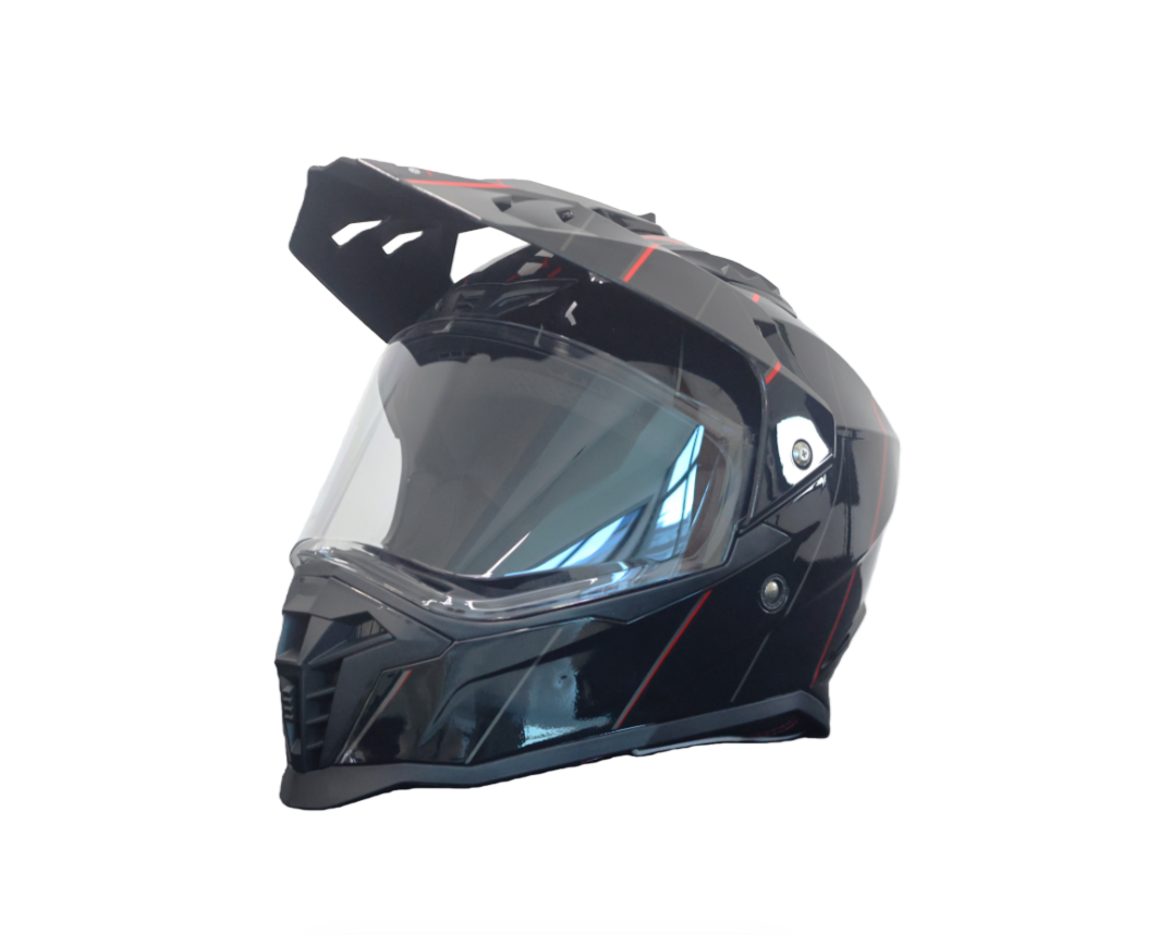 Nuevo Casco de Motociclismo Mo - Dual Visor Motorcycle Racing Helmet reseña y precio