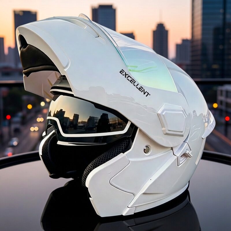 Casco Modular para Motocicleta - Motorcycle Helmet Inner Sun Visor Lens reseña y precio