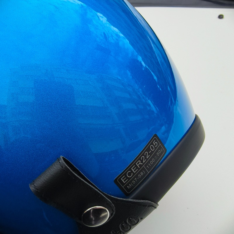 Casco de motocicleta de cara a - Vintage Open Face Retro Helmet reseña y precio