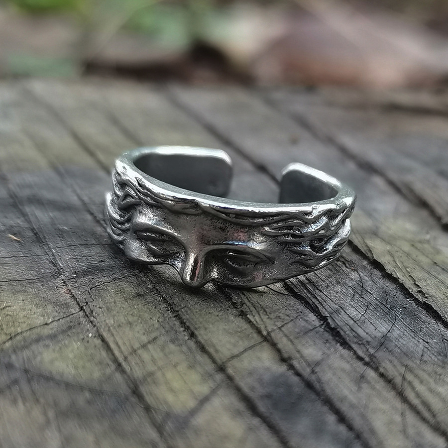 Anillo creativo de media másca - Vintage Open Face Retro Helmet reseña y precio