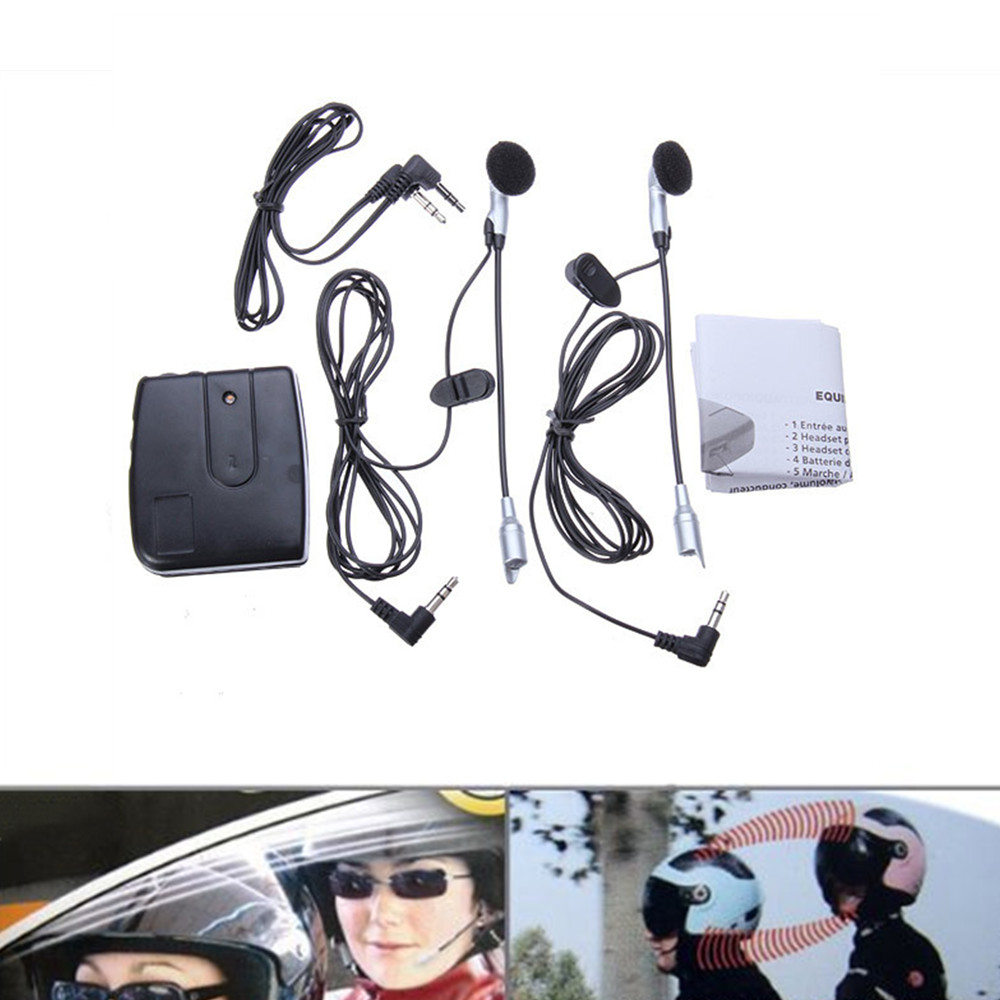 Sistema de comunicación para c - Universal Motorcycle Helmet Intercom Headset reseña y precio