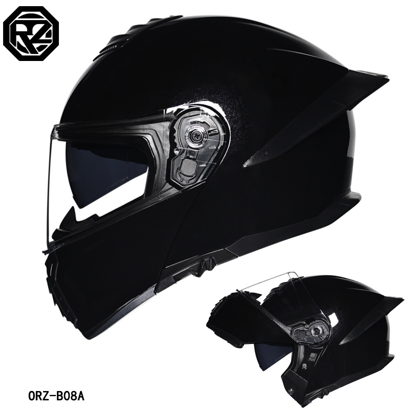 Casco de Motocicleta ORZ con D - Modular Flip Up Motorcycle Helmet Dot Approved reseña y precio