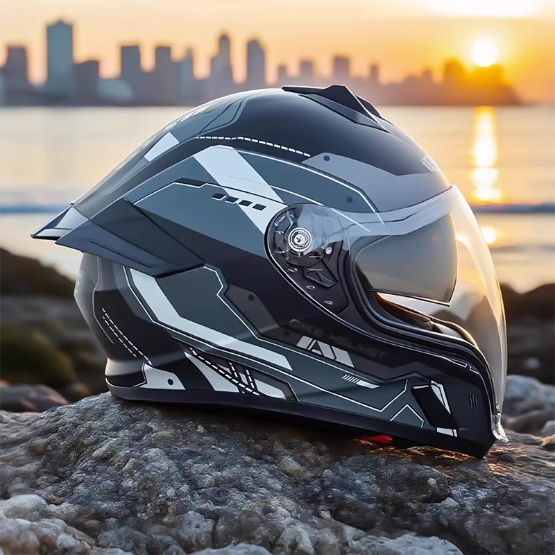 Casco de Motocicleta Integral  - Quick Release Buckle Motorcycle Helmet reseña y precio