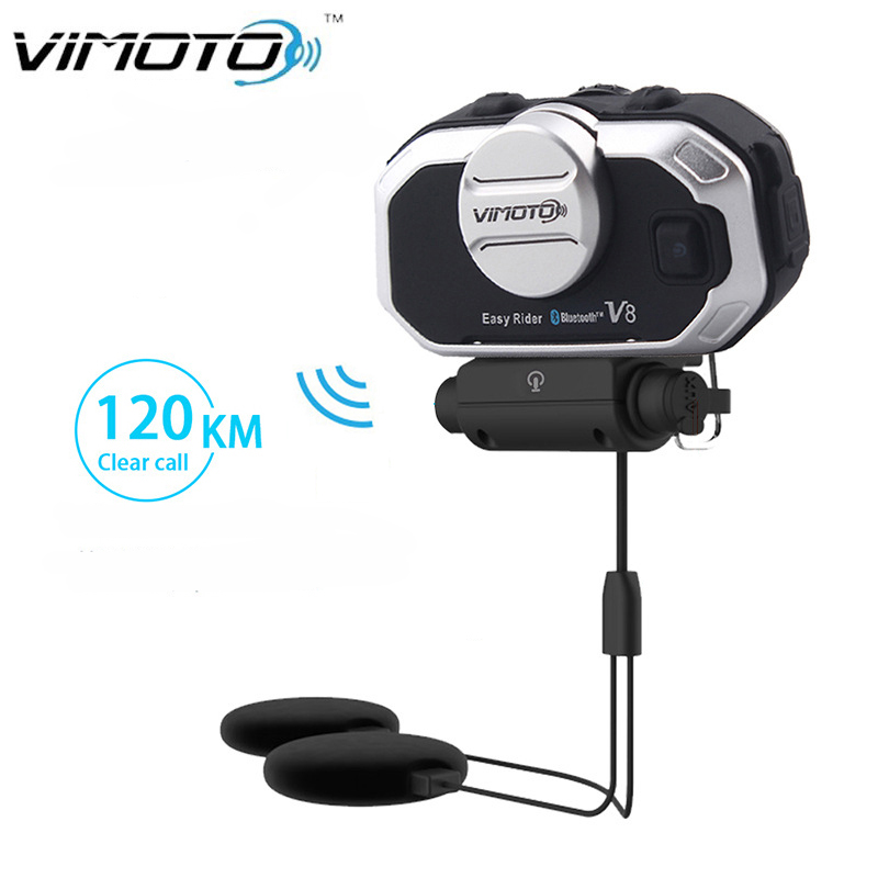 Vimoto V8 casco de motocicleta - Universal Motorcycle Helmet Intercom Headset reseña y precio