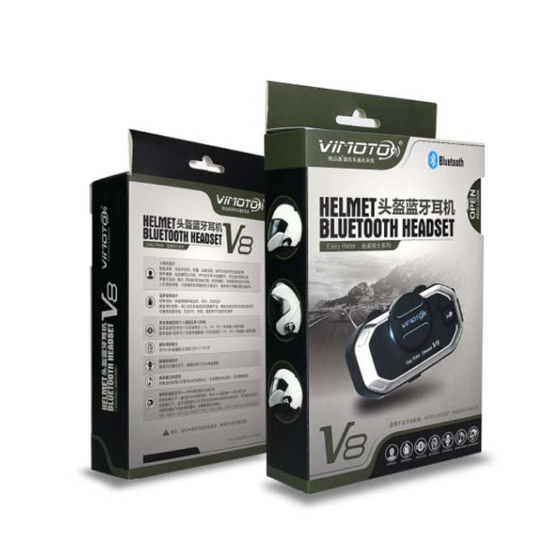 Vimoto V8 casco de motocicleta - Universal Motorcycle Helmet Intercom Headset reseña y precio