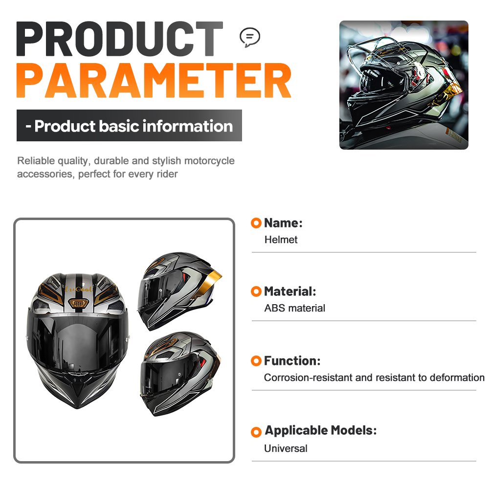 Casco de Motocicleta Integral  - Dual Visor Motorcycle Racing Helmet reseña y precio