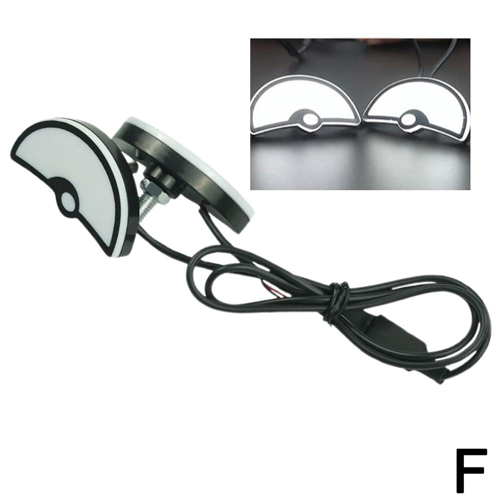 Luz de ojo de demonio triangul - Universal Motorcycle Led Headlight Projector reseña y precio