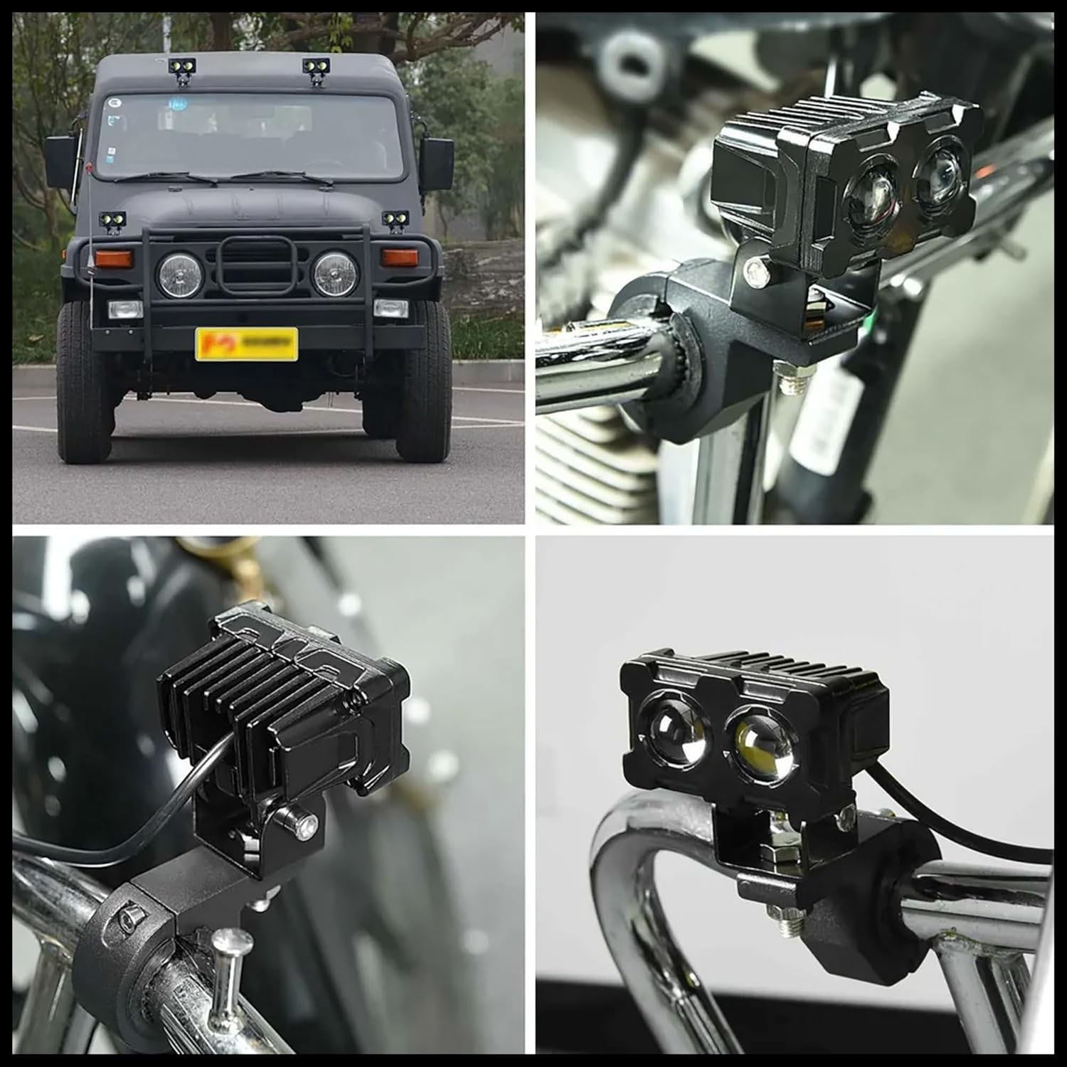 Luces antiniebla LED para moto - Atv Parts reseña y precio