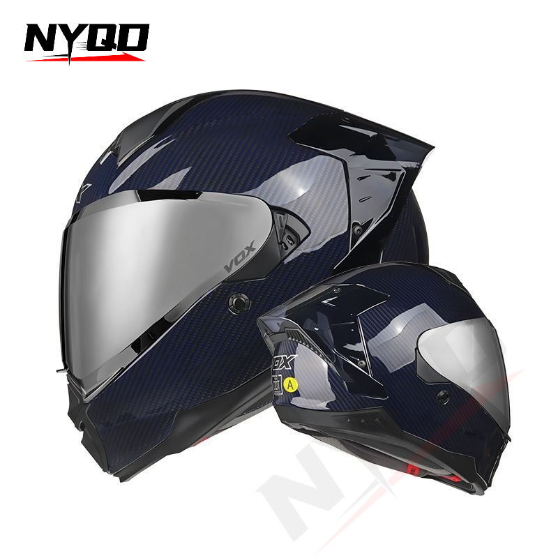 Casco de Motocicleta Integral  - Dual Visor Motorcycle Racing Helmet reseña y precio