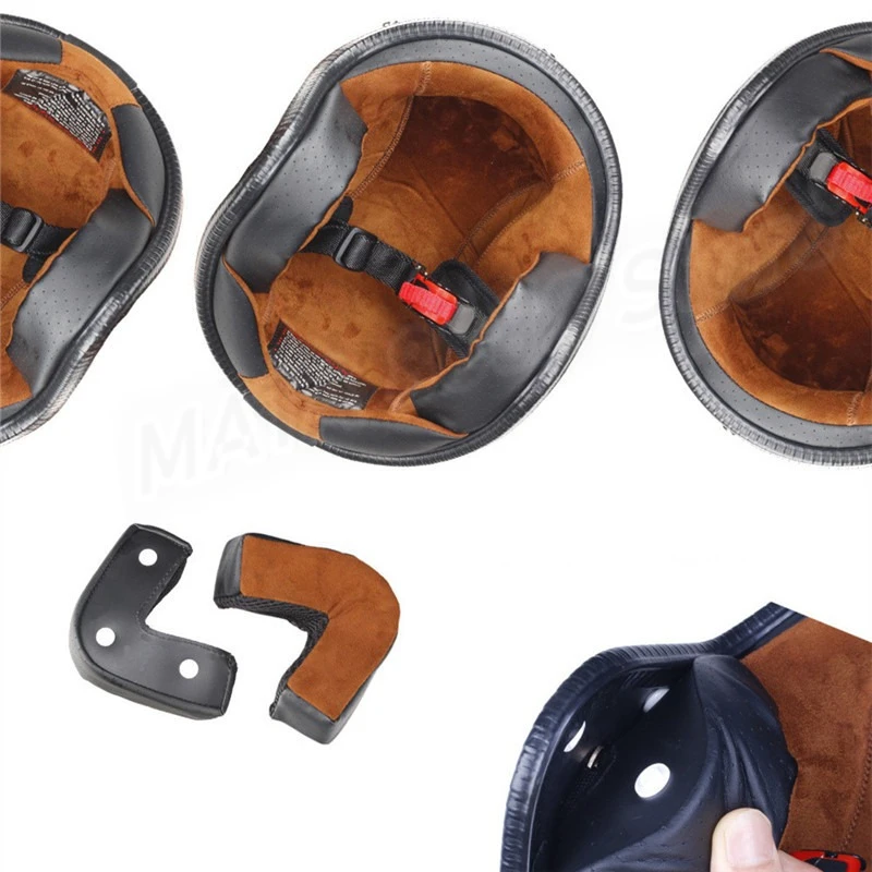 Casco de moto retro de cara ab - Vintage Open Face Retro Helmet reseña y precio