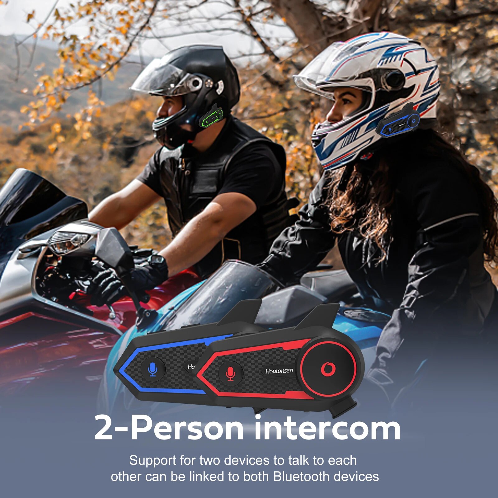 Houtonsen-intercomunicador S6  - Universal Motorcycle Helmet Intercom Headset reseña y precio