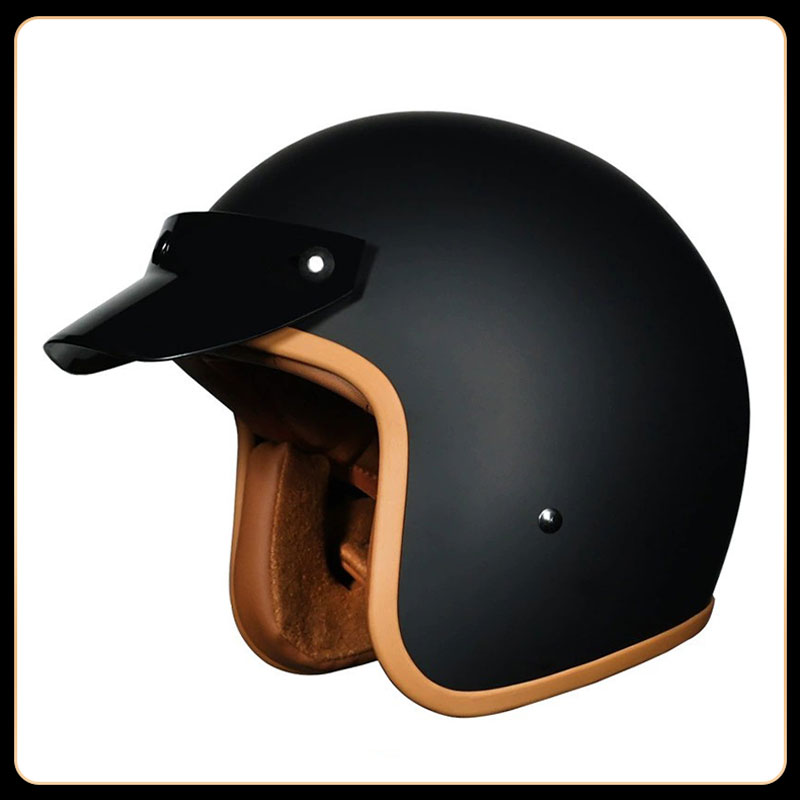 Casco Retro Vintage 3/4 Abiert - Vintage Open Face Retro Helmet reseña y precio